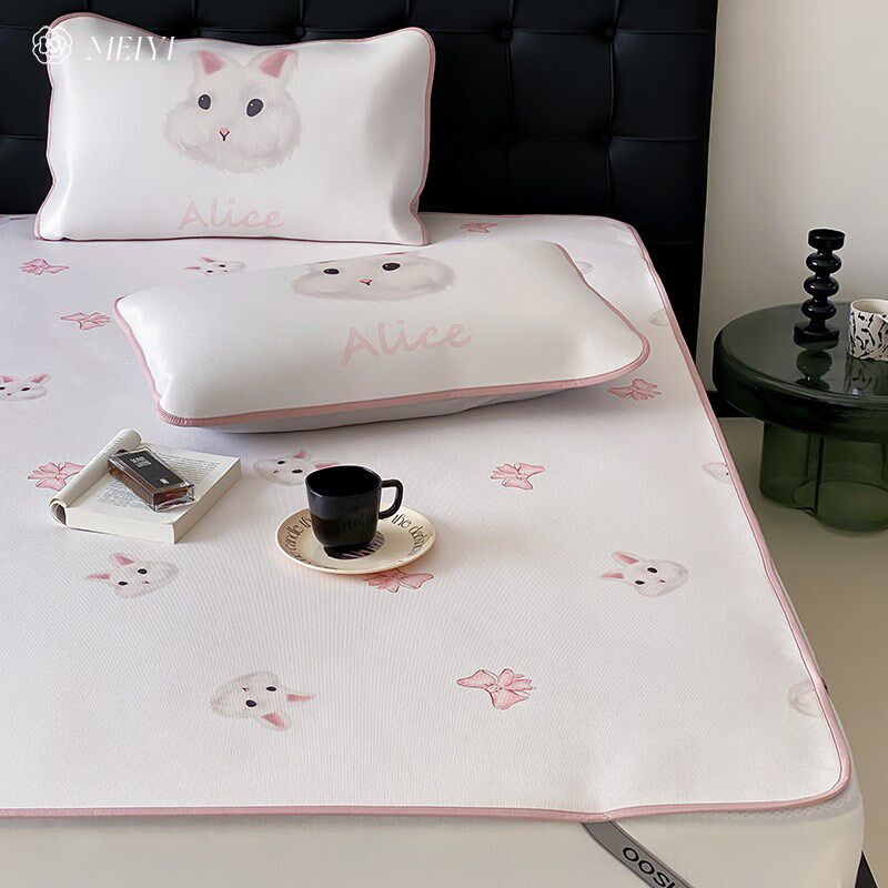 可爱儿童款2024新款冰丝凉席夏季可水洗空调席子裸睡床垫床上用品