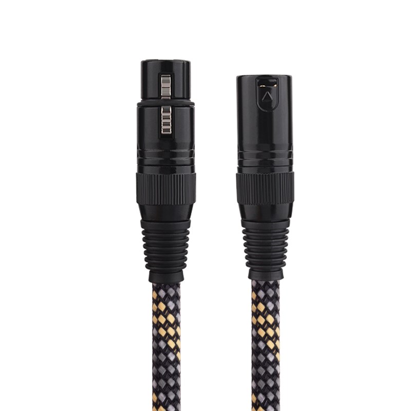 杨阳卡农线公对母xlr平衡线调音台话筒线发烧卡侬线HIFI音频线