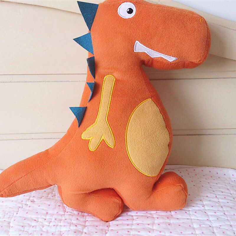 恐龙游乐园毛绒儿童靠垫抱枕 床上用品家居午睡/床头/卡通靠枕