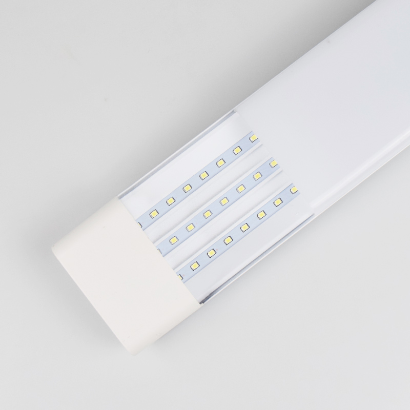 长条led灯三排高亮 超市办公室线条灯工业净化车间一体化商用薄款