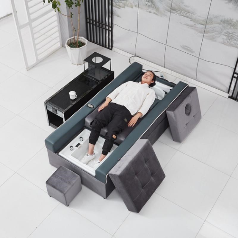 头疗足疗一体床泡脚按摩床足疗店洗头采耳沐足沙发椅电动足浴沙发