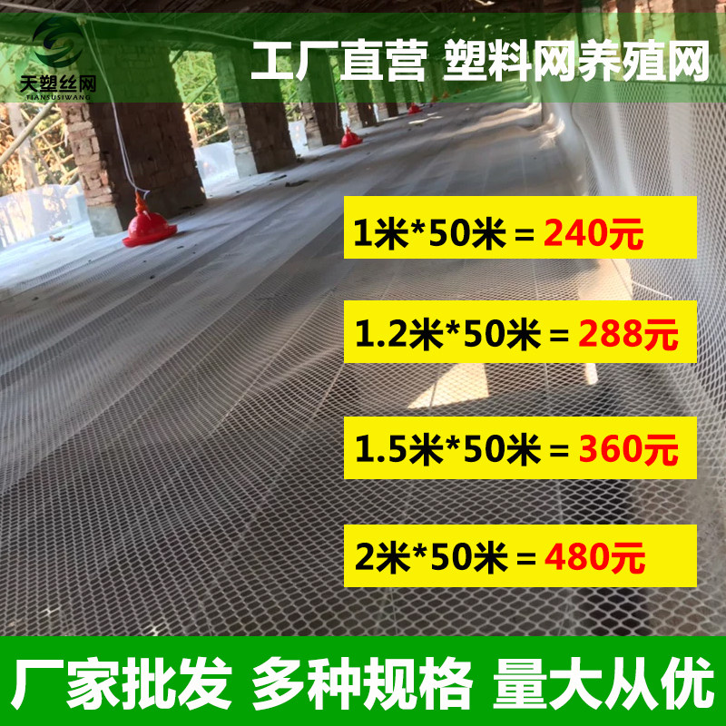 育雏网床家禽养殖漏粪平网养鸡舍围栏胶塑料网格阳台防护养蜂小孔