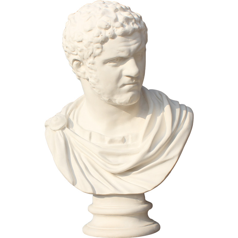 石膏像克里克拉石膏人头像美术教具雕塑摆件素描模型美术用品写生