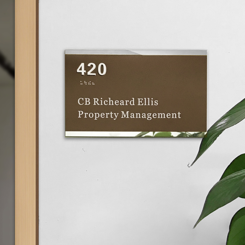 办公室门牌定制设计公司部门提示牌集团总经理室挂牌抽拉标识