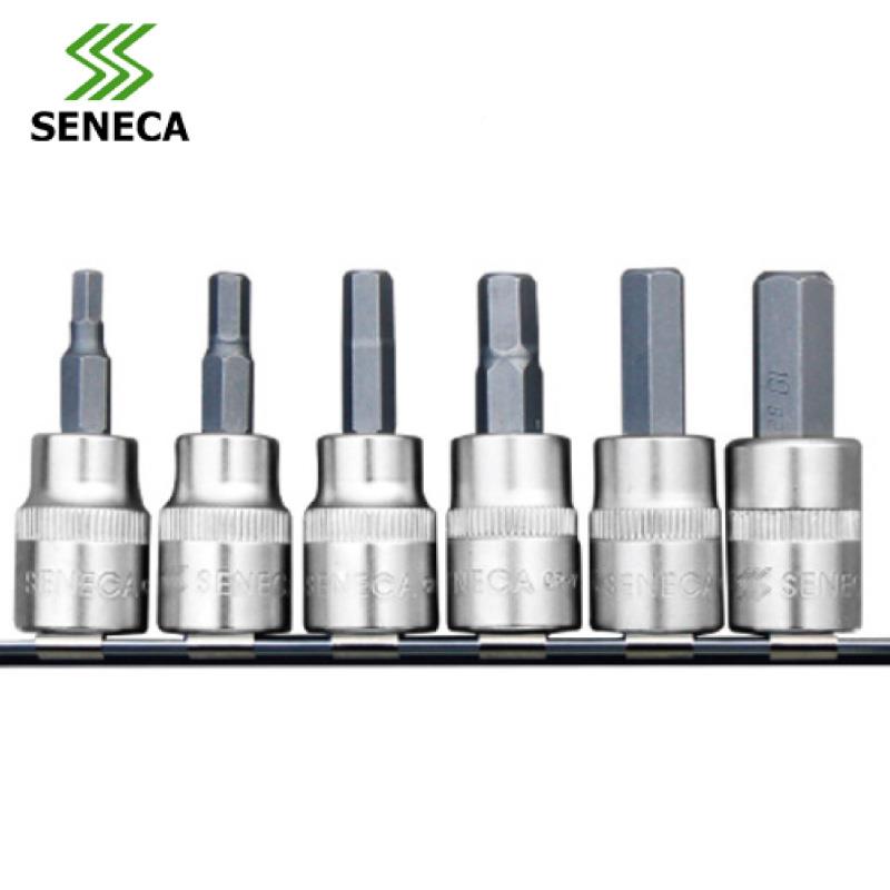 台湾.进9口SE内NECA西尼卡6件3/SE-823018寸10mm短六角旋具头套筒