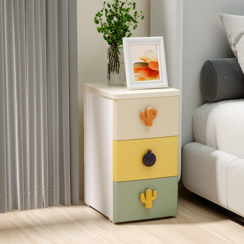 绣川彩虹缝收纳柜抽式多层斗柜柜客厅隙柜SHOWTRAN儿童屉收纳柜床