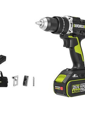 威克WU373电士95牛米大扭矩锂电冲U击钻WU33充式电7钻W193电钻电