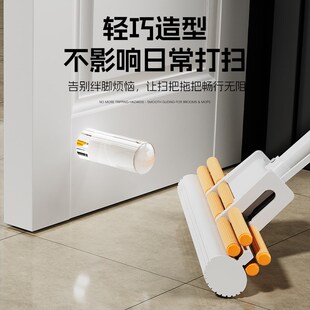 免打孔透明门顶入户防盗门防撞门挡门把手门后隐形门碰加长阻门器