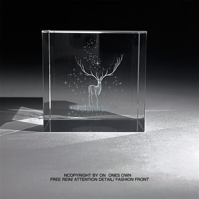 林深时见鹿,海蓝时见鲸浪漫治愈系摆件朋友节日生日纪念礼物