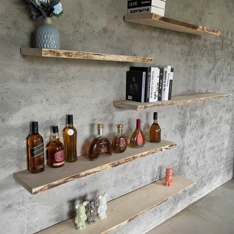 一字隔板墙上挂墙无痕置物架原木壁挂上墙货架装饰架墙鞋包展示架,住宅家具,搁板/置物架/家用陈列架,淘宝优惠券,粉丝福利购,淘宝优惠卷