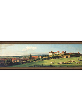 美式卧室床头装饰画主卧房间挂画沙发背景墙壁画风景油画2025新款