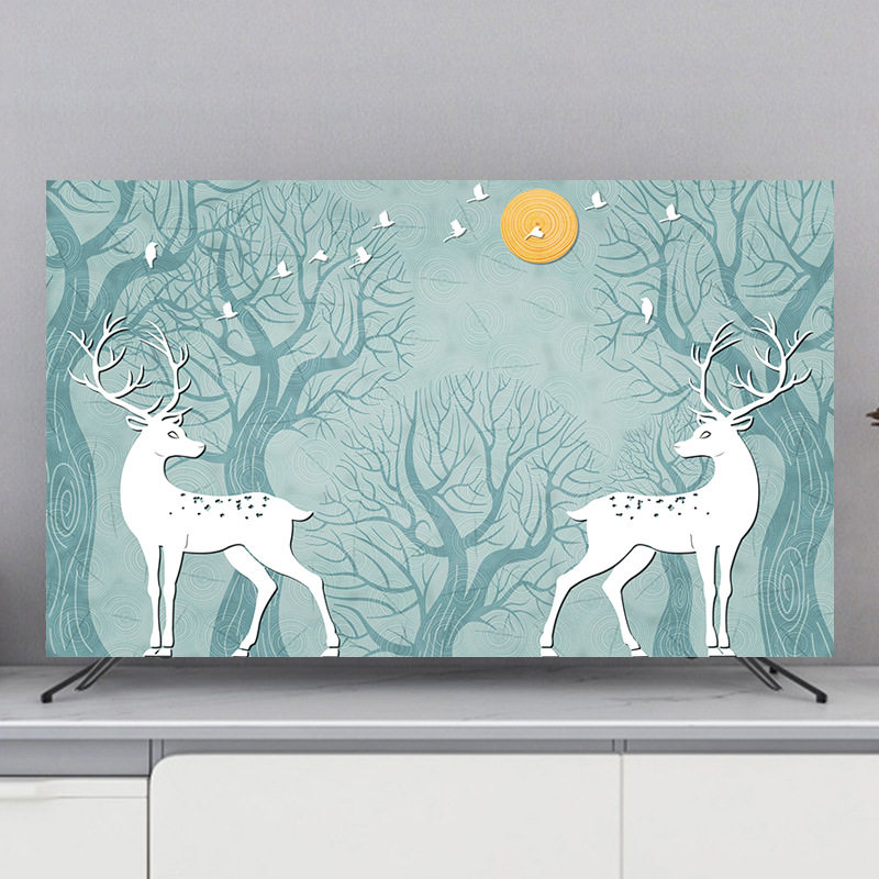 电视机罩防尘罩套50寸挂式电视机防尘布盖布55英寸65家用液晶新款,居家布艺,电视机罩,淘宝优惠券,粉丝福利购,淘宝优惠卷