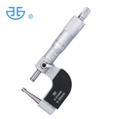 西北外径千分尺高精度青海量具壁厚千分尺0 25圆柱头腰鼓型