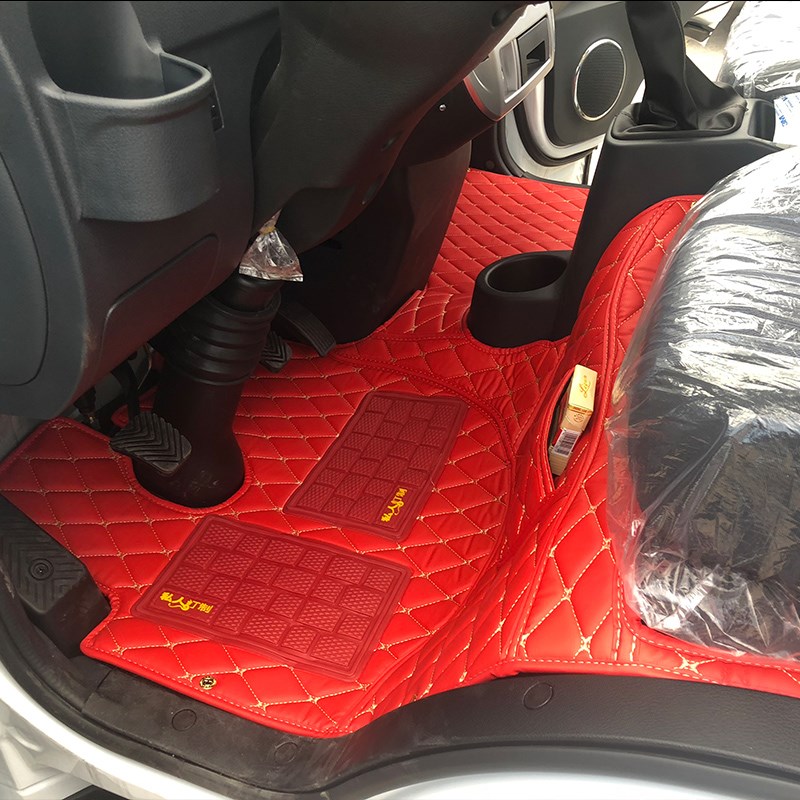 东风途逸T5Q微卡脚垫专车专用全包围途逸T6货车皮革地垫丝圈双层