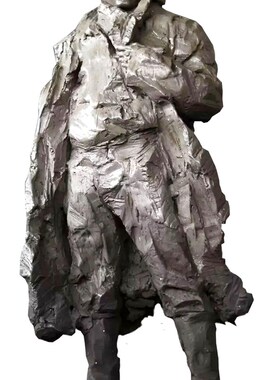 定制铸铜名人雕像玻璃钢彷铜孔繁森人物雕塑校园文化艺术品摆件