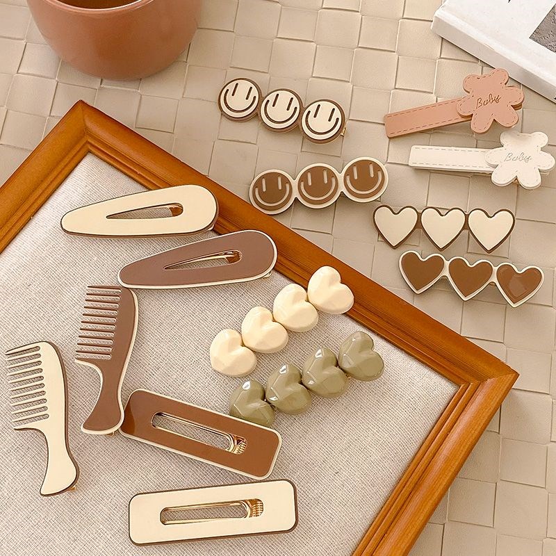 小发夹边夹女侧边可爱发卡鸭嘴一字夹简约精致刘海夹子头饰卡子