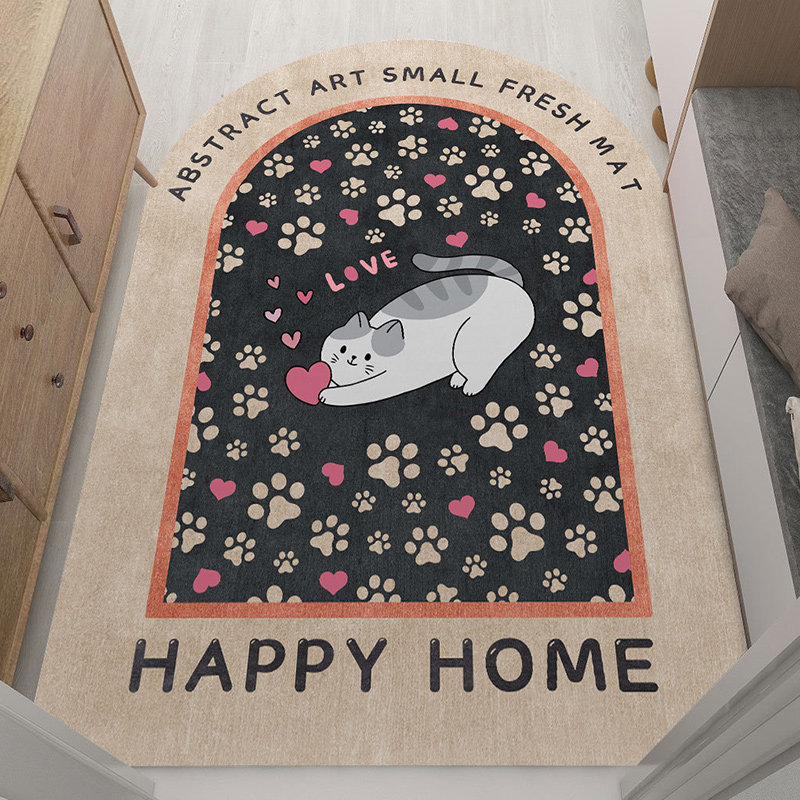 北欧进门地垫入户门垫可擦洗客厅进门口脚踏垫家用防滑可免洗垫子,居家布艺,家用脚垫,淘宝优惠券,粉丝福利购,淘宝优惠卷