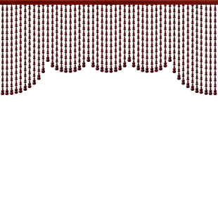 全桃木葫芦珠帘大门对客厅阳台窗户玄关过道隔断帘子实木窗帘帘头