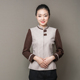 条纹 物业宾馆客房服务员清洁工服装 酒店保洁员工作服女长袖 秋冬款