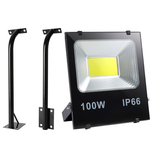 led广告投光灯杆带支架超亮招牌店铺门头射灯户外防水庭院照明灯