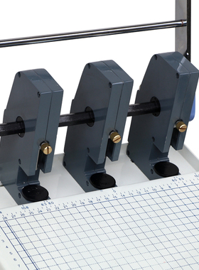 XD-250三孔打孔机人事档案打孔装订机带切纸刀打洞器办公重型冲孔