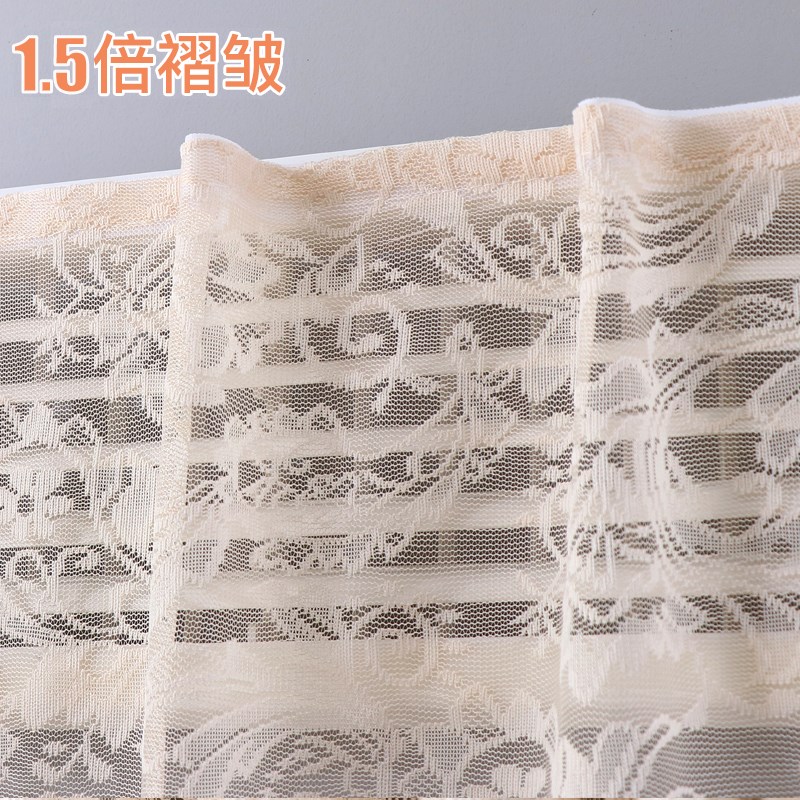 柜子遮挡帘橱柜鞋架防尘蕾丝帘免打孔魔术贴书架衣柜置物架遮挡帘