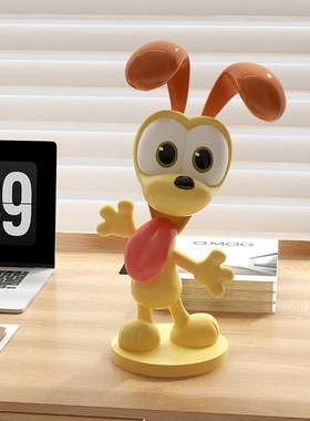 加菲猫周边欧迪狗客厅办公室办公桌面小装饰品搬家生日送礼物摆件