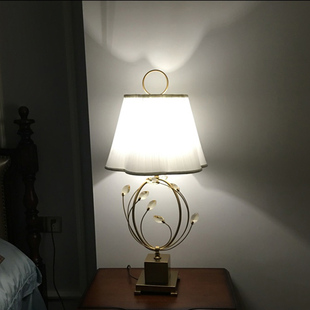 欧式布艺灯罩外壳罩台灯小罩落地大罩梅花型白色个性创意简约卧室