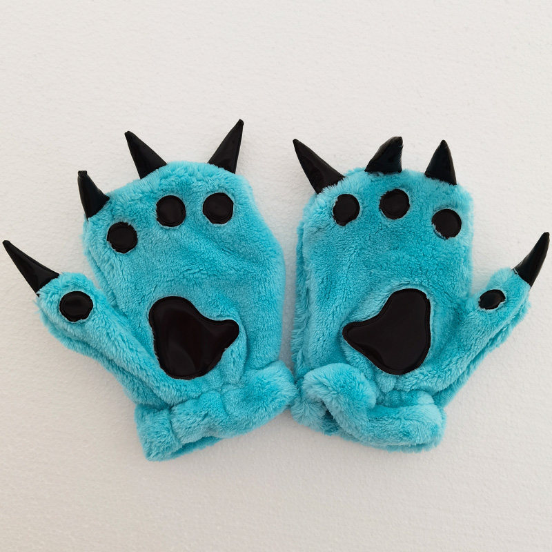 大童手套动物表演演出道具卡通动物爪子恐龙小女孩冬女童小学男童