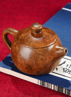 铜摆饰《把把壶》家居饰品礼品摆件桌面工艺礼品摆饰茶壶礼品盘玩