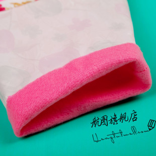 航图家用洗碗洗衣手套加绒加厚保暖手套劳保手套绒里乳胶橡胶手套