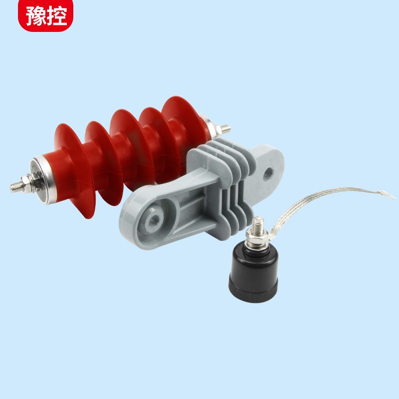 户外高压复合氧化锌避雷器HY5WS-17/45L热爆式脱离器配电型一组3