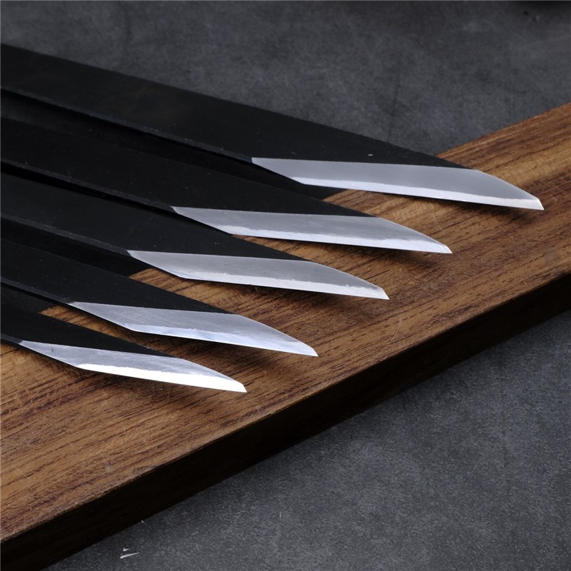 增田坂光切出黒打仕上手打白纸一号钢木工雕刻削刀嫁接刀原装