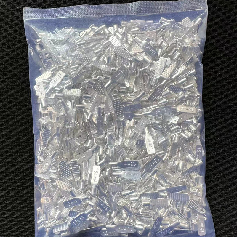 C5-1.5平方冷压DZ7插针插片铜接线端子线耳线鼻紫铜焊口1000只