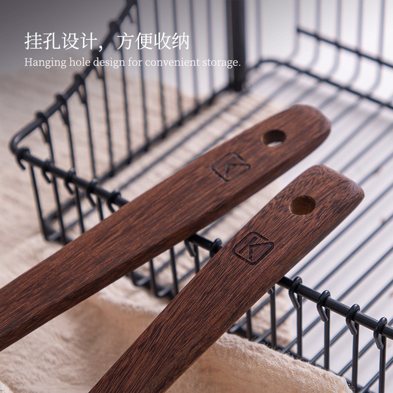 筷之语鸡翅木锅铲木铲子不粘锅家用耐高温整木炒菜木汤勺