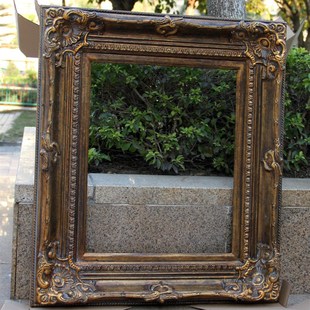 欧式实木复古画框定制油画暗金色油画画框相框宽度13.5cm厚度5cm