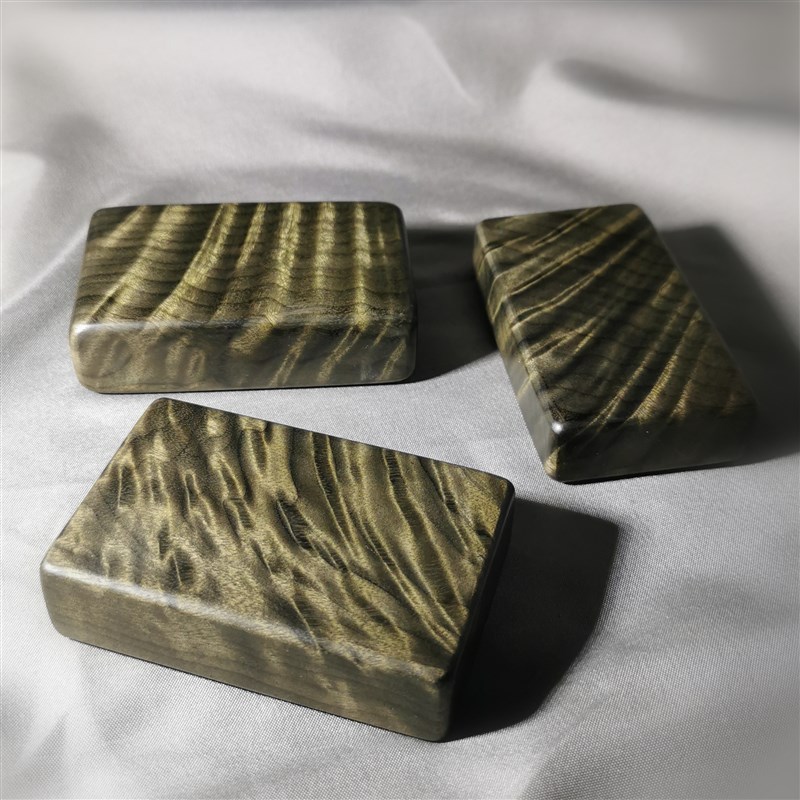 阴沉小叶金丝桢楠乌木雕水波龙胆闪电纹吊坠平安无事牌国风手把件