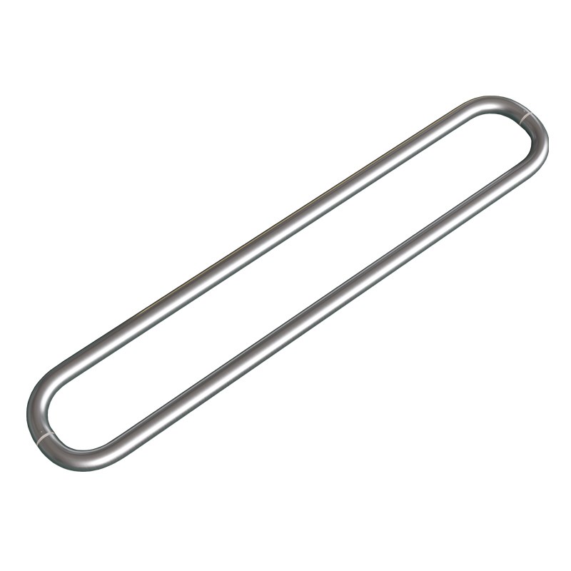 极简约有无框玻璃门大拉手加厚不锈钢商铺办公室实木门长把手红色