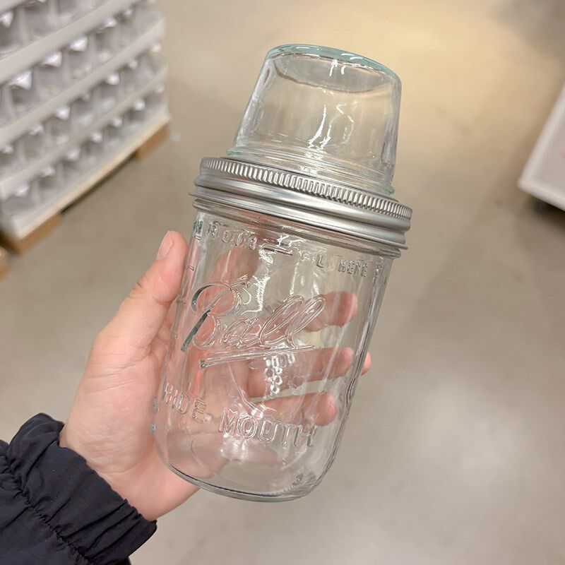 双层便携式隔夜燕麦杯奇亚籽烘焙酸奶杯外带早餐密封罐轻食沙拉罐