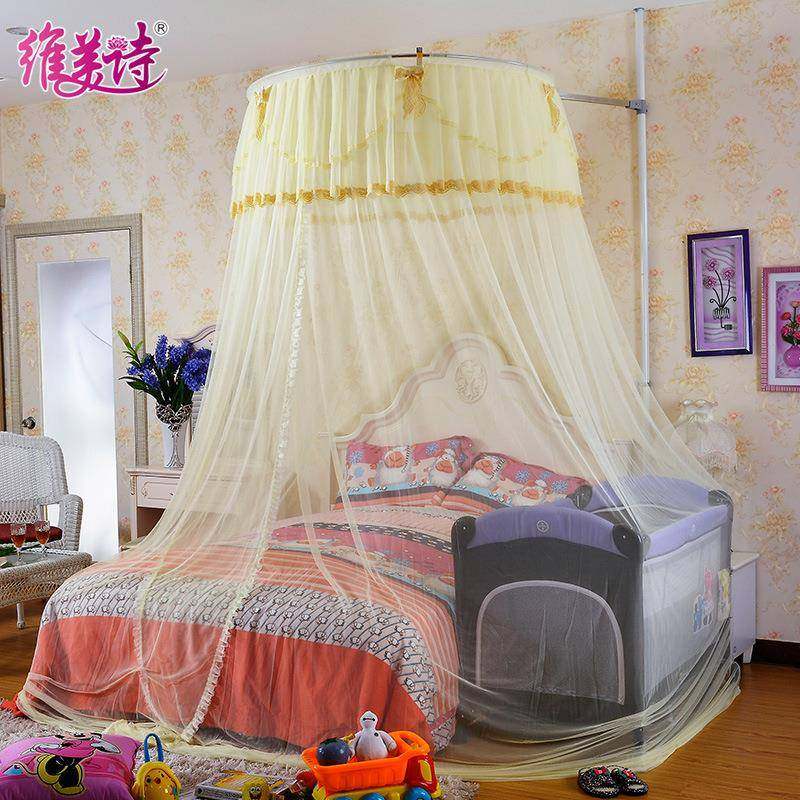 6008雅悦儿童床蚊帐吊顶天地杆升不锈钢伸缩降圆顶用公主风人单床,床上用品,蚊帐,淘宝优惠券,粉丝福利购,淘宝优惠卷