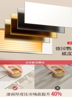 跨境电热毛巾架浴室物架浴室卫生间电可热双烘干架层折MYF叠毛巾