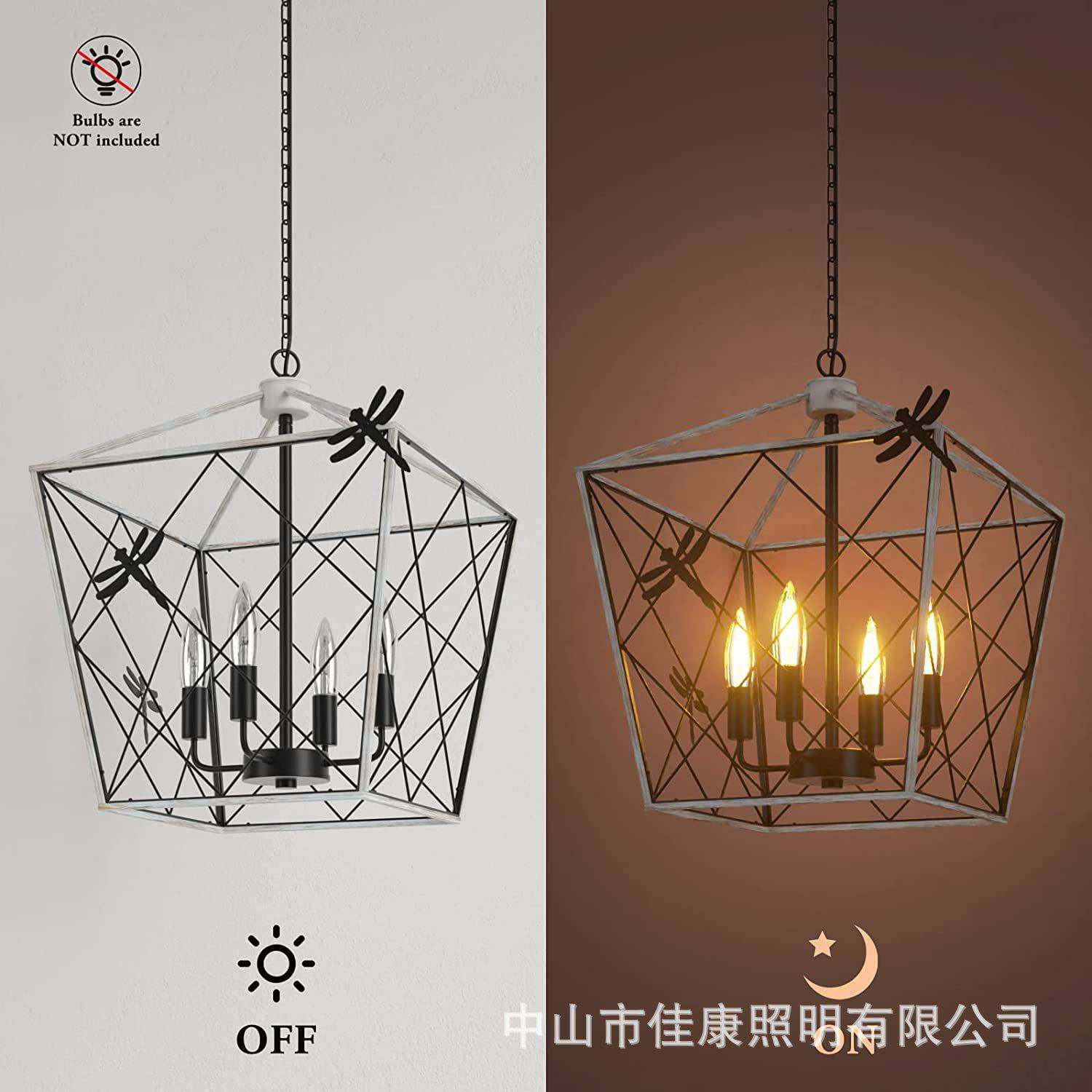 亚口马逊农形吊灯乡村风格42473灯笼白橡木厨枝房门厅舍入卧室餐,家装灯饰光源,智能吊灯,淘宝优惠券,粉丝福利购,淘宝优惠卷