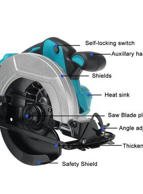 电电圆锯7锂XPZ寸木工电锯充电手提电动手电锯切式割机