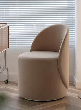 PYL旋转梳妆室凳卧意式简妆凳简极约女化生美甲凳家用靠背网红化