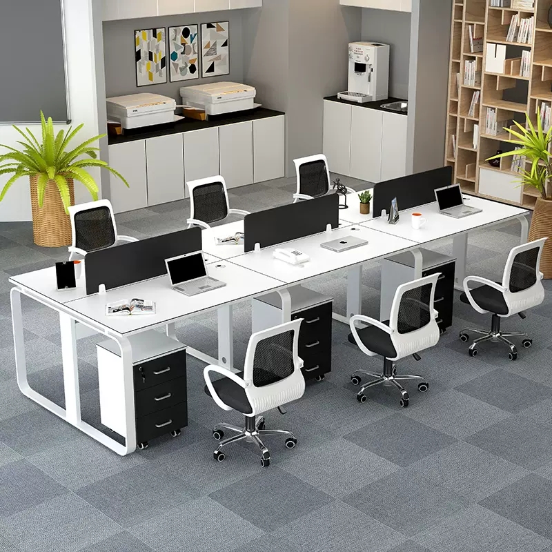 办公家具职员办公桌桌椅简约现代电脑桌办公室屏风工位四人位