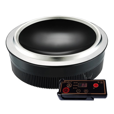 3000瓦曲面凹型面板火锅炉电磁灶线控嵌入式地锅鸡铁炒锅炖00W