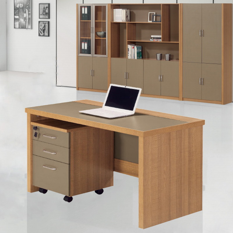 办公桌子单人1.2米1.米办公室职员电脑桌椅简约现代家用台式