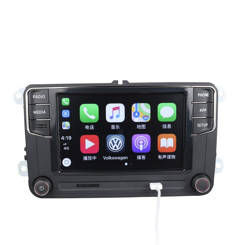 适用大众.5寸2改装187b德赛速腾天宝原拆家用汽车载主机