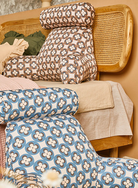 阳春小镇床头靠垫护腰枕床上沙发飘窗靠背软包护颈大靠背靠枕抱枕