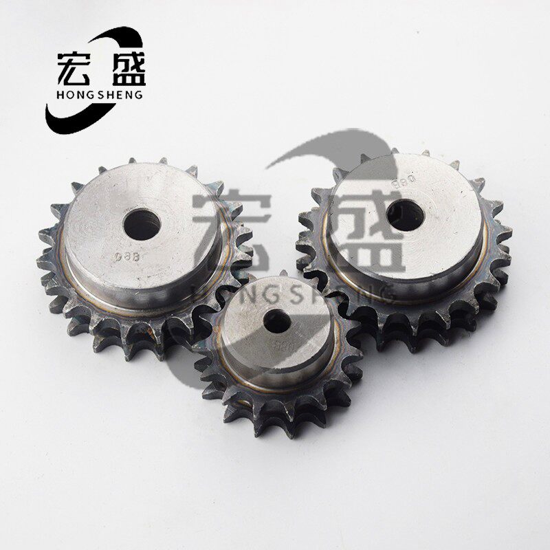 双排链轮 6分17齿双排 标准件 12A/17齿可配双排链条 带台阶